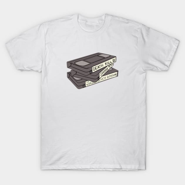 VHS Tapes T-Shirt by DoctorBillionaire